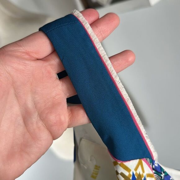 Anthropologie Maeve Pakpao Geometric Print Belted Boho Maxi Dress - Picture 10 of 13